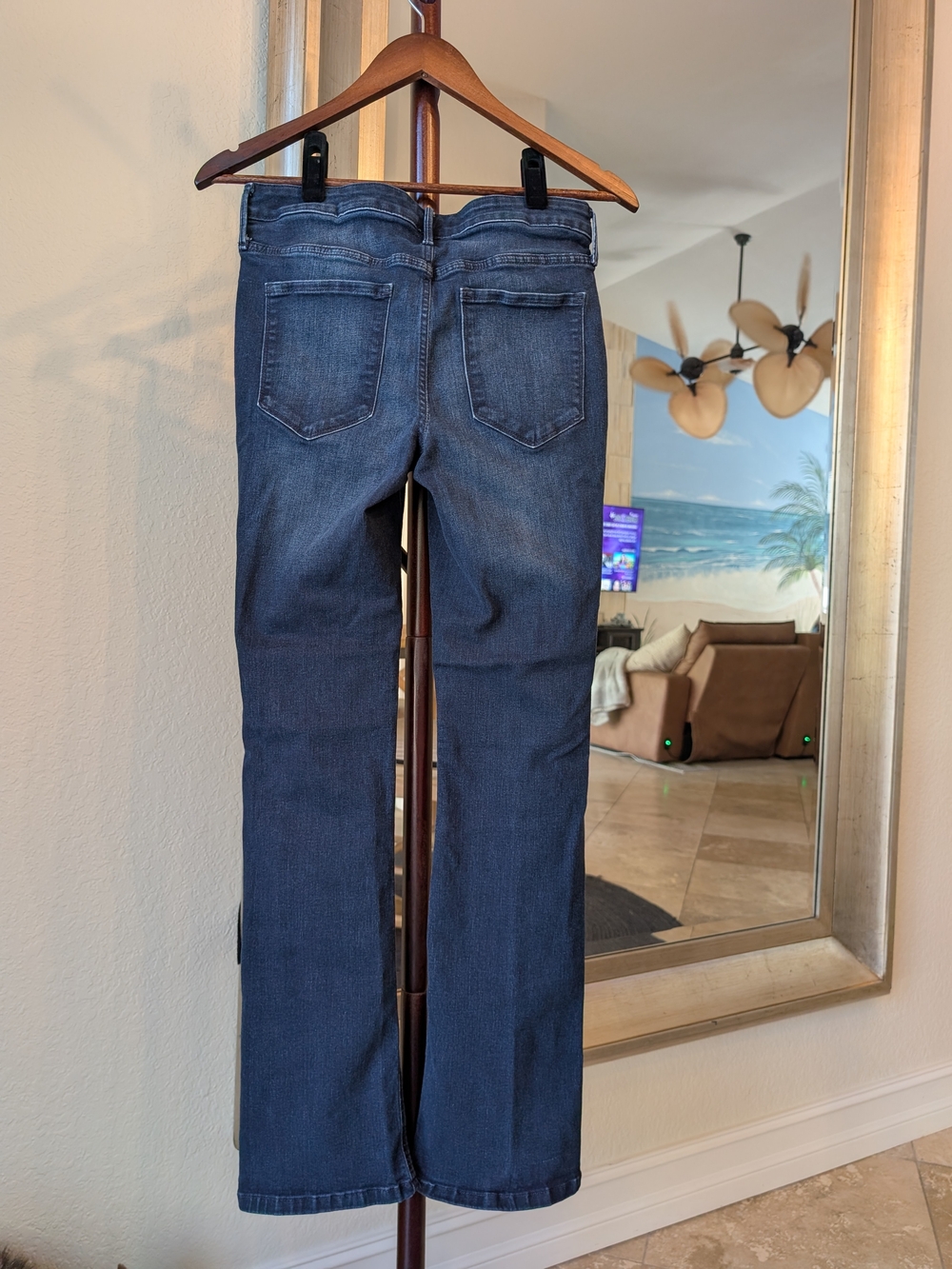 Simply Vera Vera Wang Women's Dark Blue Boot Cut Jeans